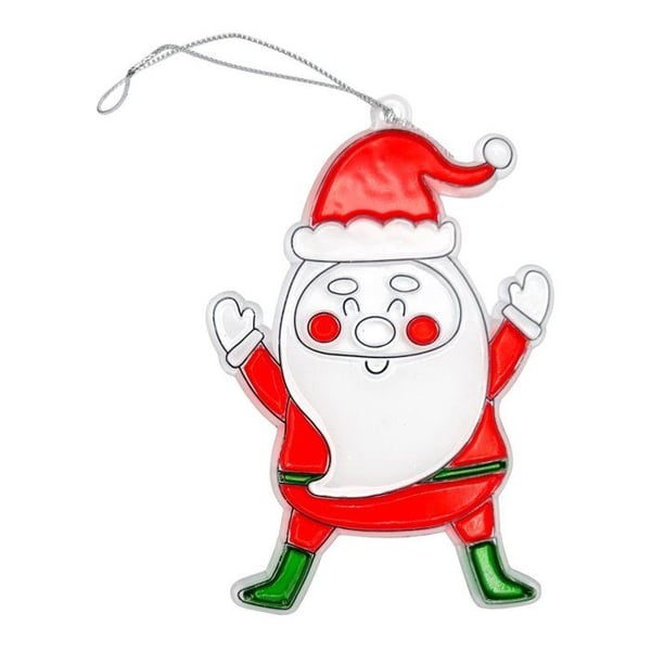 MégaCréa DIY - Färgläggning av kristalldekorationer till jul + 4 rör med färger på 9 till 12 cm