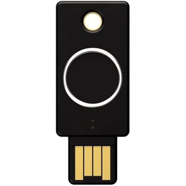Säkerhetsnyckel - YUBICO - YubiKey Bio - FIDO Edition - USB-A - Fingeravtryck - Svart