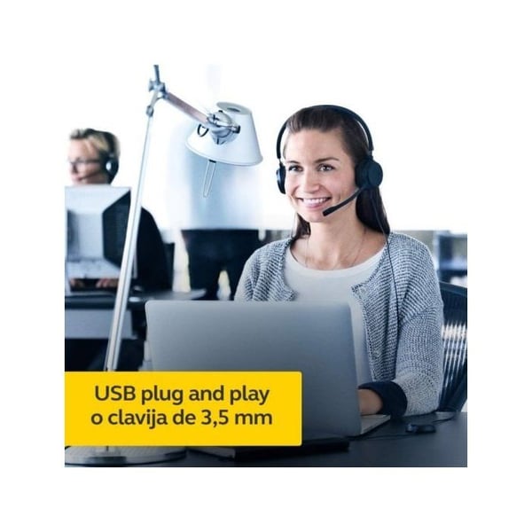 Hörlurar - Jabra - Evolve 30 II - Kabelansluten - Stereo - Brusreducering