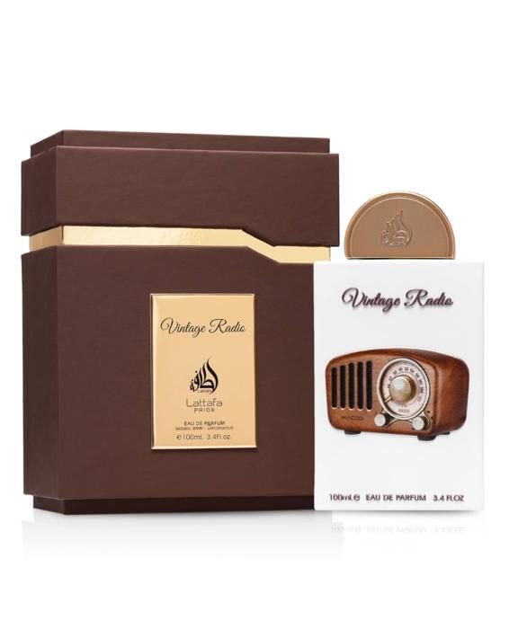 Eau de Parfum - Lattafa - Vintage Radio - 100 ml - Mixte - Plommon, Palo Santo, Svartpeppar