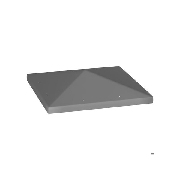 Udskiftningsmarked for pavillon 3 x 3 m, vandtæt pavillonmarked, reservedele i Oxford-stof, 370 g/m2, mørkegrå