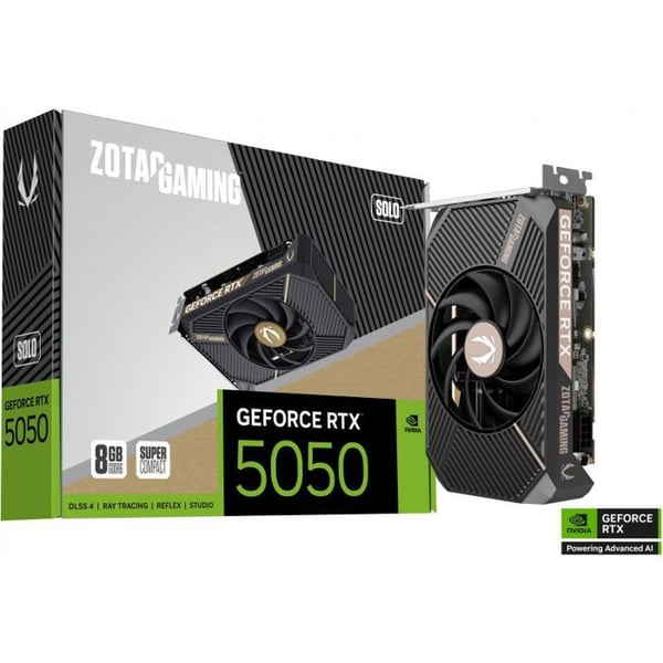 ZOTAC - Gaming grafikkort - GeForce RTX 5050 - Solo - 8 GB