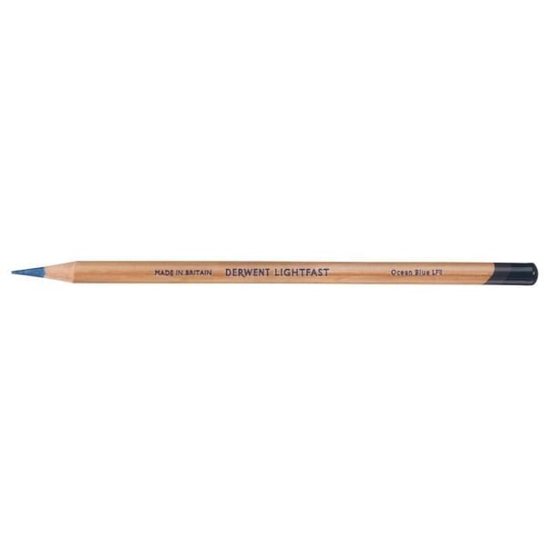 Färgpennor - Derwent - LJUSFAST - Havsblå - Ljusbeständig - 1 styck
