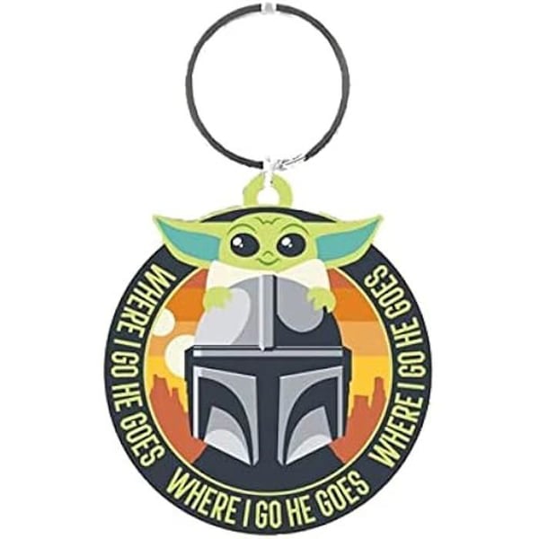 Nyckelring - PYRAMID INTERNATIONAL - The Mandalorian - PVC - Flerfärgad - One size