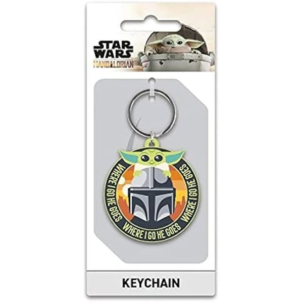 Nyckelring - PYRAMID INTERNATIONAL - The Mandalorian - PVC - Flerfärgad - One size