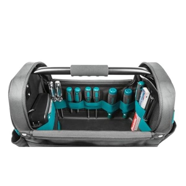 Työkalulaukku - MAKITA - E-15403 - 9 ulkopuolta - Kestävä materiaali - Vesitiivis pohja