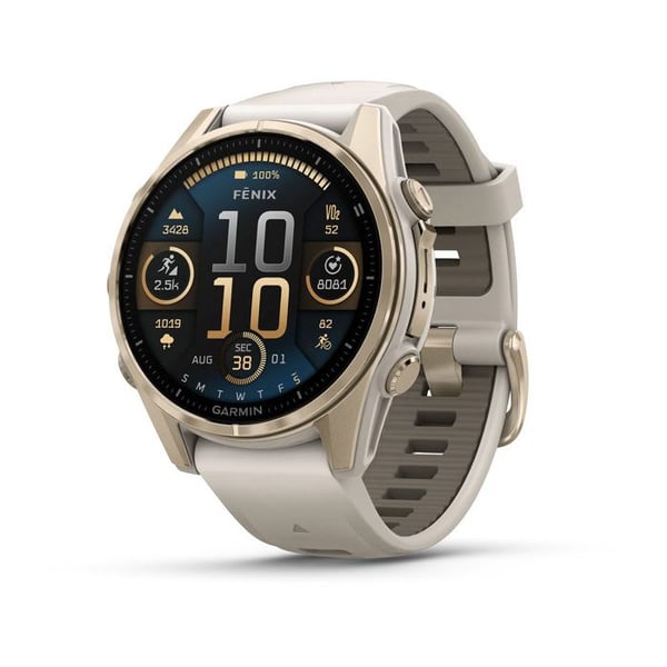 GPS-klocka - Fenix - 8 Amoles - Beige - 43mm - Batteritid 10 dagar