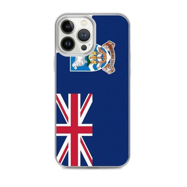 Telefonfodral - PIXELFORMA - iPhone 13 Pro Max - Falklandsöarnas flagga - Flexibel - Transparent