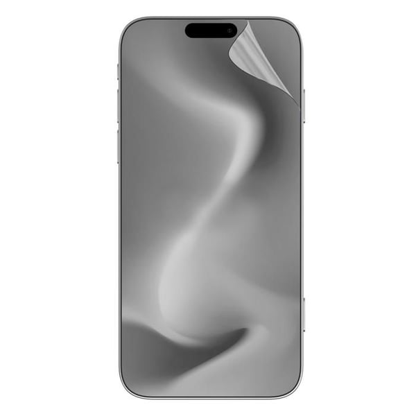 Skärmskydd - Phonillico - iPhone 16 - Paket med 2 - Ultratunn - Rep-skyddande