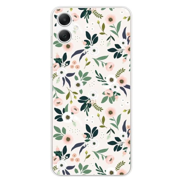 Silikonskydd med tryck kompatibel med Samsung Galaxy A05 Blommor