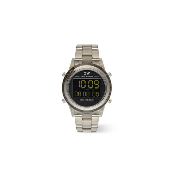 Klocka - DANIEL WELLINGTON - Retro Digital - Ljusgrå - Digital visning - Sportig