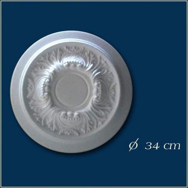 PROVISTON Rosett Polystyren Diameter 340 mm Vit