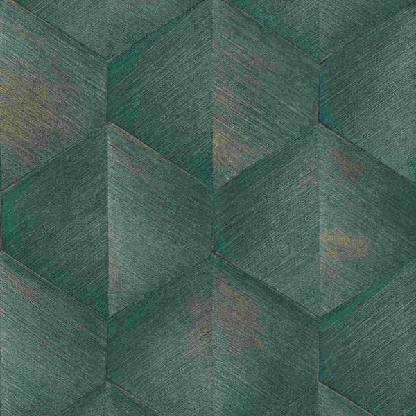 Non-woven tapet 10370-19 Grafisk tapet 0,53 x 10,05 m Erismann Fashion for Walls Grön