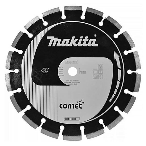 Timanttilevy - MAKITA - COMET - Ø 400 mm - Holkki 25,4 mm - Paksuus 3,2 mm