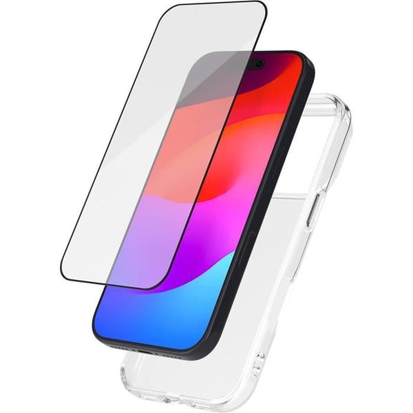 Pack skal + härdat glas - IPhone17 Pro - 2,5 D - SmartFrame Pack skal + härdat glas - IPhone17 Pro - 2,5 D - SmartFrame