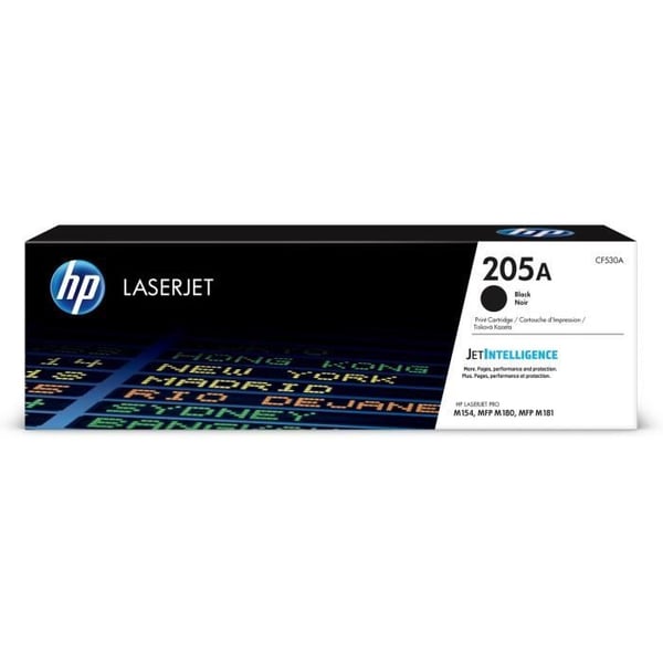HP 205A original LaserJet svart tonerkassett för HP Color LaserJet Pro M154/M180/M181