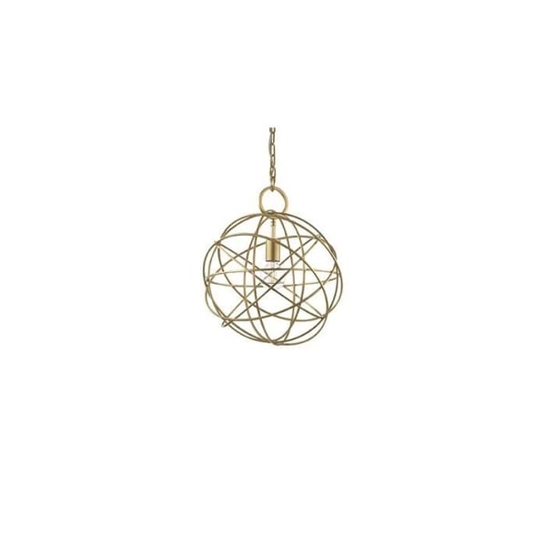 Upphängning - IDEAL LUX - KONSE - Guld - Metall - 1 lampa E27 60W