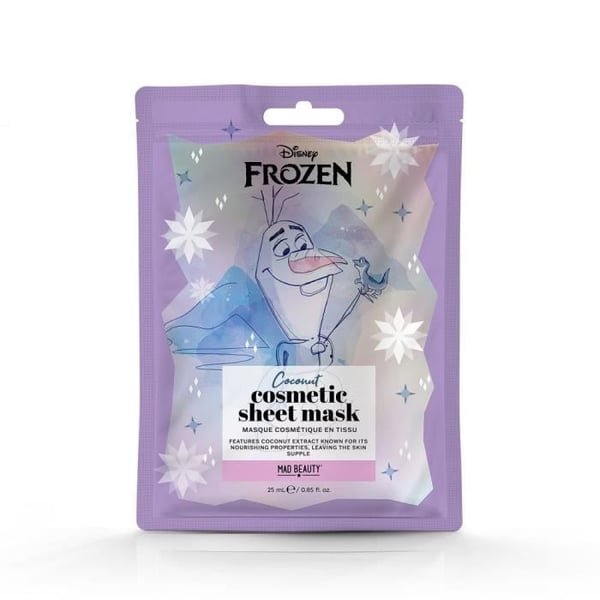 Tygmask - Mad Beauty - Frost - Olaf - Fuktgivande - Biologiskt nedbrytbar - Vuxen