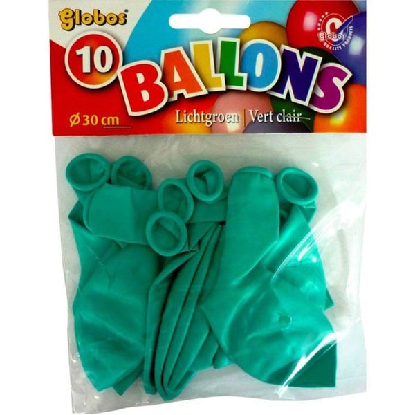 Set med 10 ballonger 'Globos' Mörkgrön