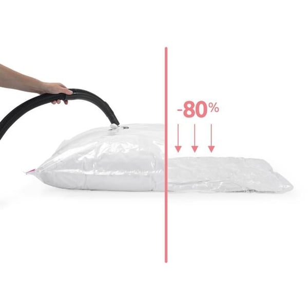 Set med vakuumförpackningspåsar för Aspispace kompressor 8×M 70 liter, 55×90 cm