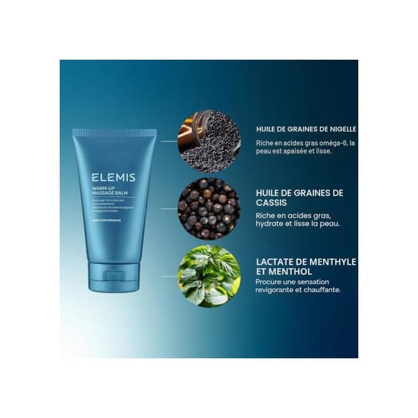 Värmande massagebalsam - ELEMIS - 100 ml - Lugnande komfort - Utan parabener - Unisex