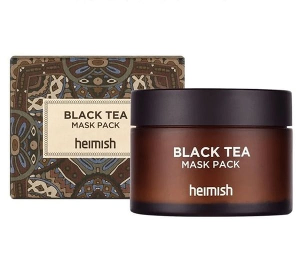 Svart te-mask - HEIMISH - Black Tea Mask Pack - 110 ml - Fuktgivande - Antioxidant - Lugnande