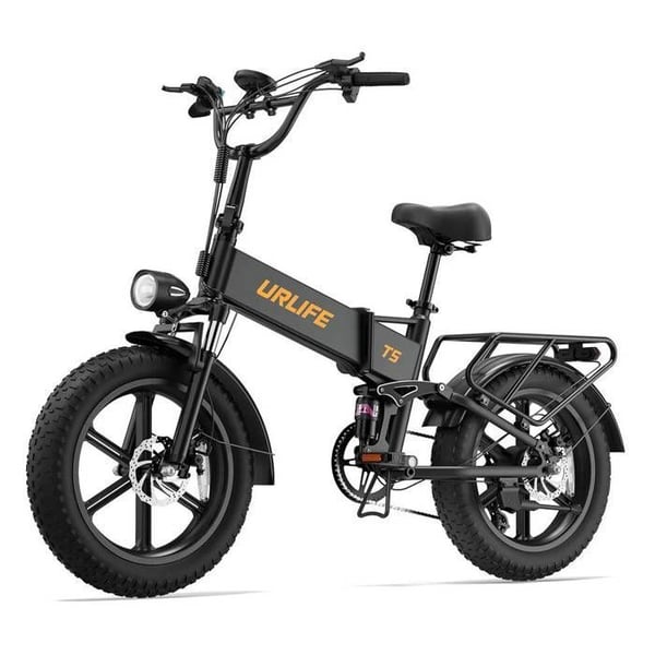 Elcykel URLIFE T5 för vuxna, motor 1500 W, breda däck 20 tum, batteri 48 V 13 Ah, terräng.