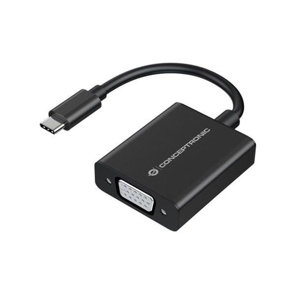Grafikadapter - CONCEPTRONIC - ABBY05B - USB Type-C - Upplösning 1920x1080 - Svart