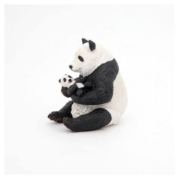 Sittande panda och hennes bebis - PAPO - 50196