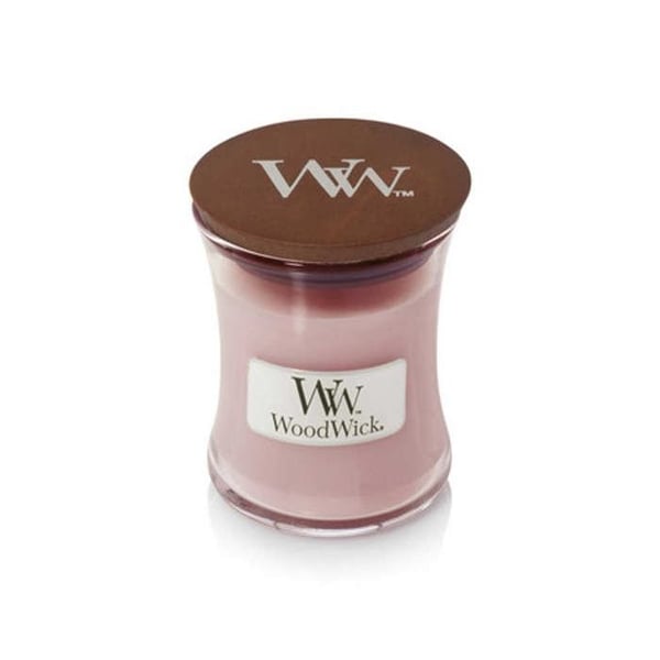 WOODWICK DOFTLJUS CLESSIDRA LITEN MINI BURK ROSEWOOD INREDNING