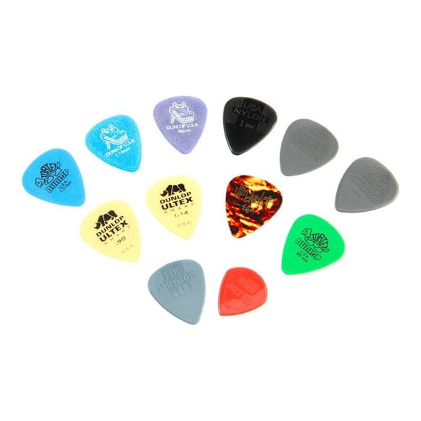 Dunlop PVP102 Variety medium heavy Pack om 12 Plektrum