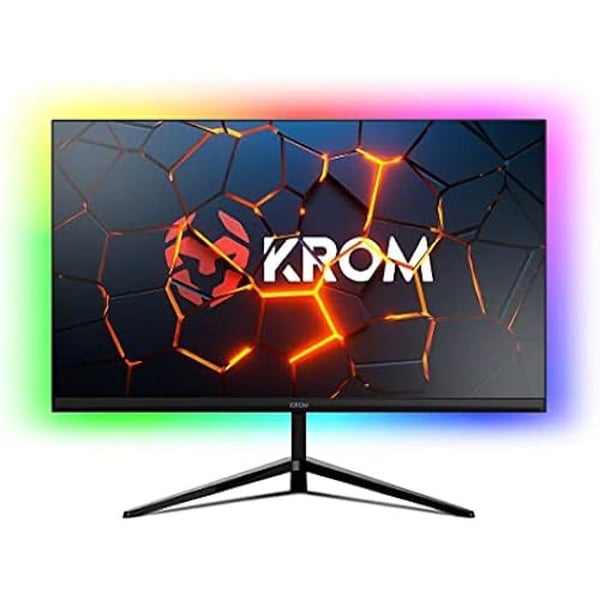 KROM KERTZ - 24" RGB LED Gaming Monitor 200HZ, 1ms svarstid, FullHD (1920X1080px), HDR, AMD Freesync & NVIDIA G-Sync,