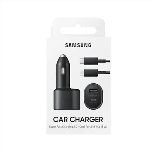 Laddare Samsung För Bil Dubbelport Super Snabb S21 / S21 Ultra / Note20