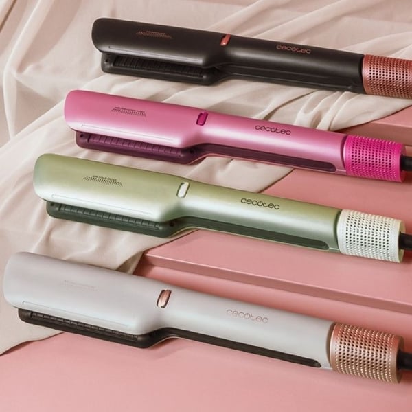 Cecotec Hårplattare med Lätt Luft Champagne, 600W, Skyddar Håret, Ionteknologi, Keratin och Arganolja