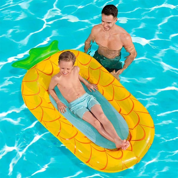 Poolmadrass - BESTWAY - Sweet Summer - Flerfärgad - Nätbotten - För barn 6+