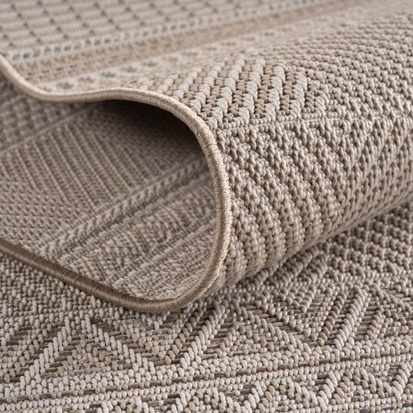 Ayyildiz Utomhusmatta Terrass Beige 120 x 170 cm, Väderbeständig och UV-skyddad, Kök,