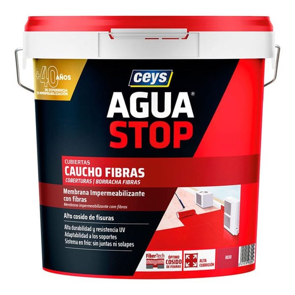 Röd gummifiber vattenplugg 20kg 903305