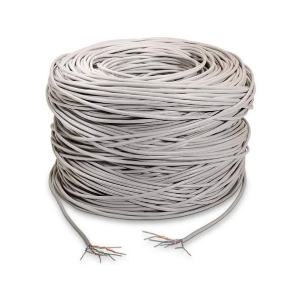 Aisens Bobina Kabel för Nätverk RJ45 Cat.5E UTP AWG24 Styv 305m Grå