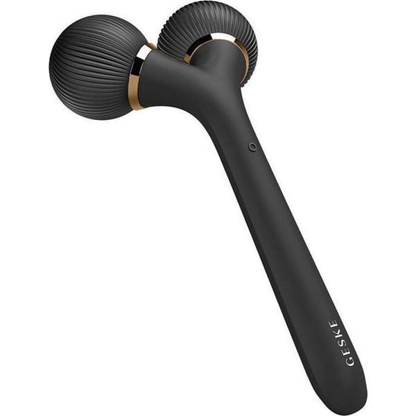Massageapparat - GESKE - GK000041GY01 - 4-i-1 sonic rulle - Dedikerad applikation - Färg grå