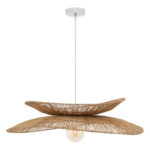 Hänglampa "Alara" i flätad jute diameter 69,5 cm Atmosphera
