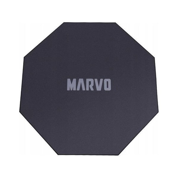 Golvmatta - MW - GM02BK - 1100 x 1100 mm - Halkskydd - För spelare