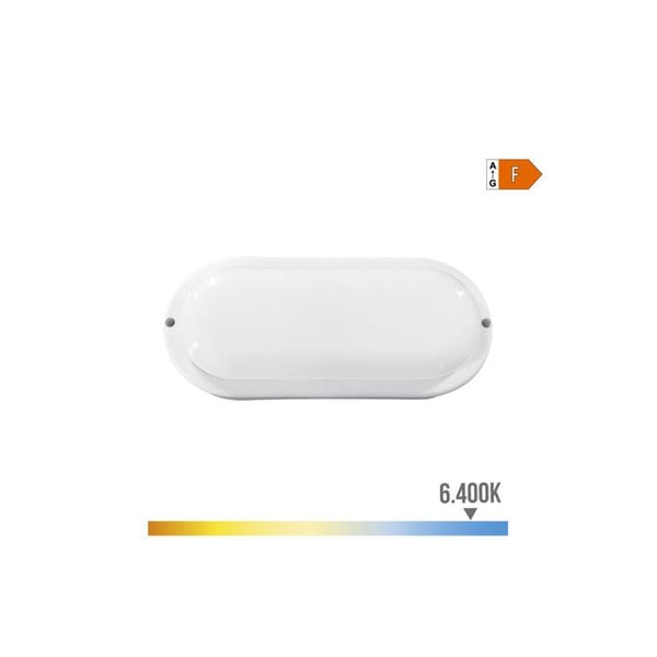 Oval vägglampa LED 18w 1820lm 4000k 23x4,5x10,2cm Edm