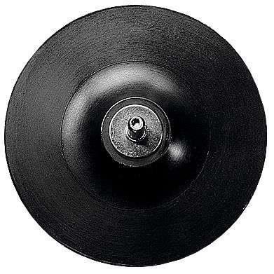 Slipyddplattform - Bosch - 125 mm - Självhäftande - 8 mm tjock - Svart