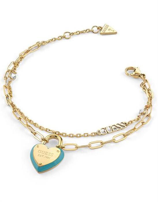 Elegant dobbelt armbånd All You Need is Love JUBB04206JWYGTQ - Længde: 21 cm