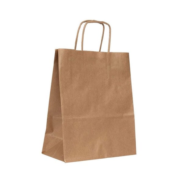 PAKET OM 50 PÅSAR 25x11x31 KRAFT BRUNT 110GR