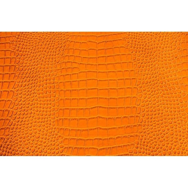 Ki-Sign - Kupong Simili Läder 66x45 cm Croco Orange