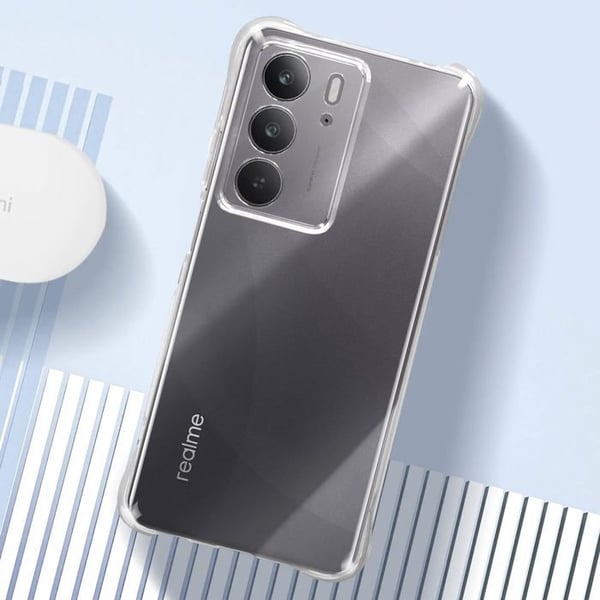 Mobilskydd - Realme - C75 - Stötsäker - Flexibel - Transparent