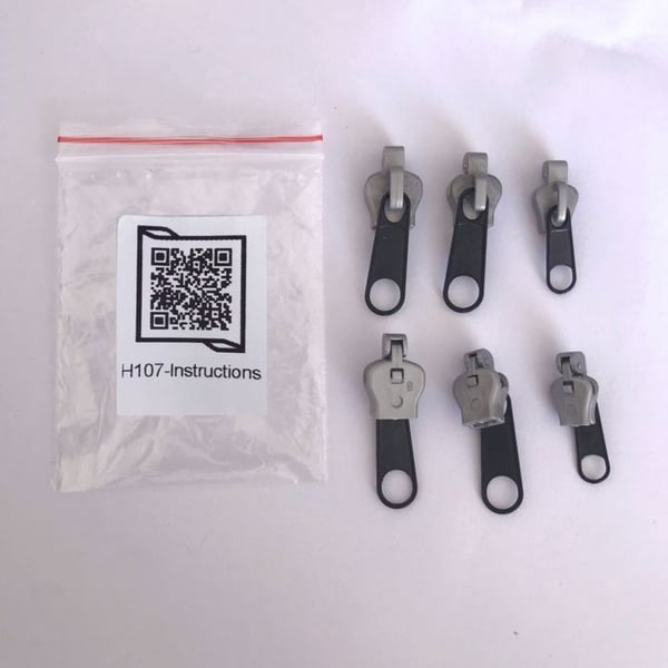 INF Dragkedjereparationskit, paket om 6
