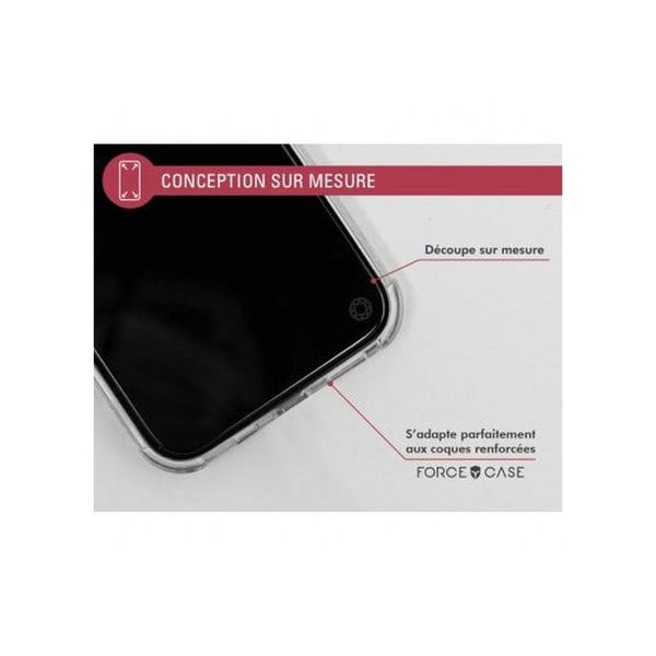 Skyddsglas - Force Glass - Samsung Galaxy A80 A800 - Organiskt glas - Rep-resistant - 2,5D