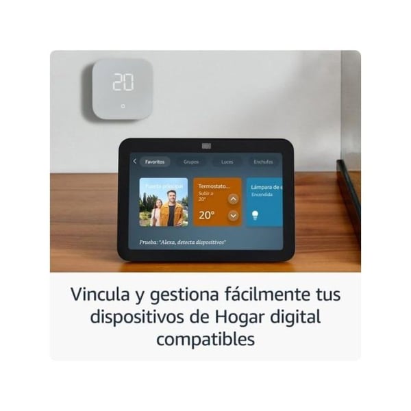 Röstassistent - AMAZON - Echo Show 8 - Vit - 3:e generationen - Originalgaranti